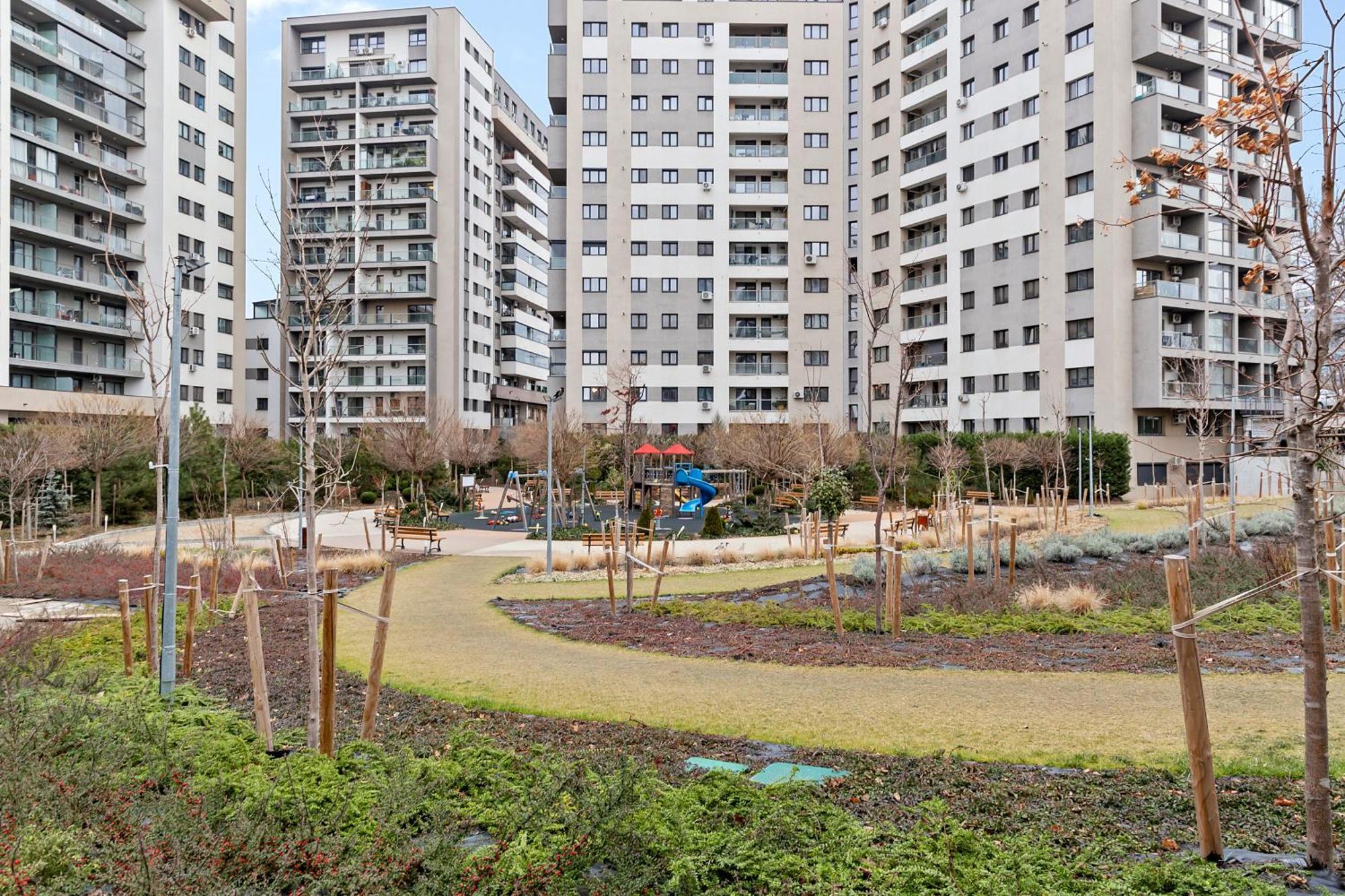 Mido Park Apartment With Private Parking & Self Check-In Бухарест Екстер'єр фото