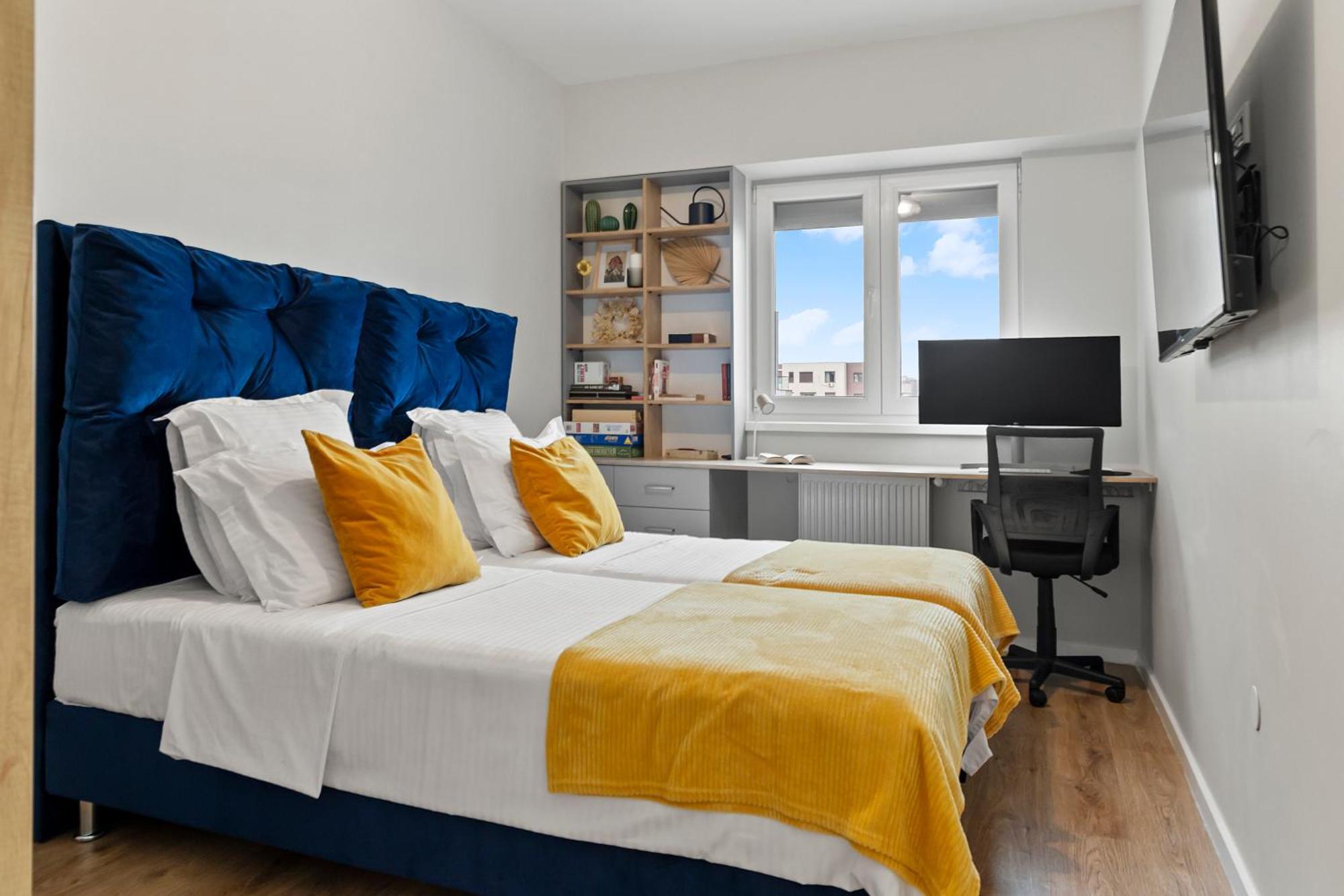 Mido Park Apartment With Private Parking & Self Check-In Бухарест Екстер'єр фото
